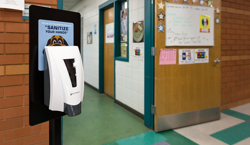 Improve Hand Hygiene Practices: Symmetry Dispensers and Dispenser Stands