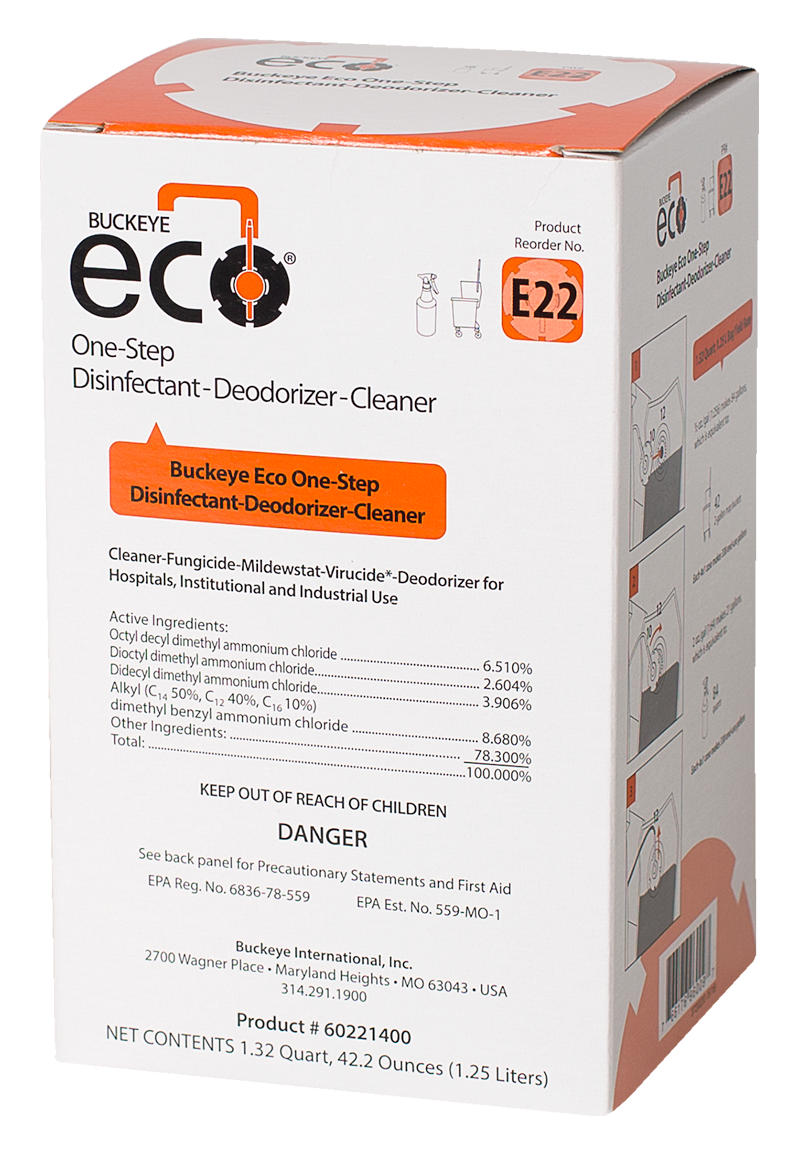 Buckeye Eco One-Step Disinfectant E22