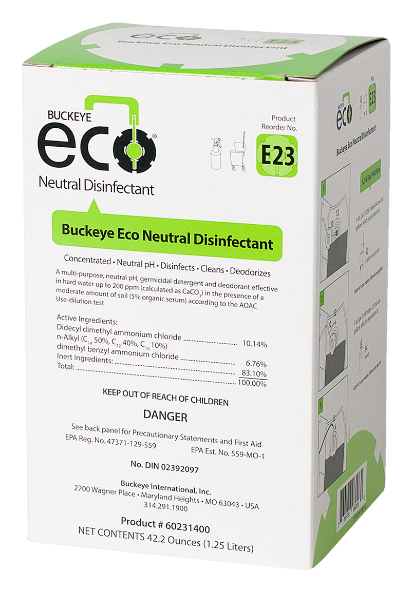 Buckeye Eco Neutral Disinfectant E23