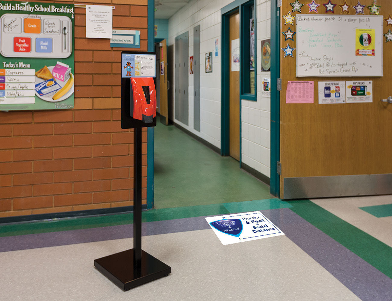 Floor Decals in Schools