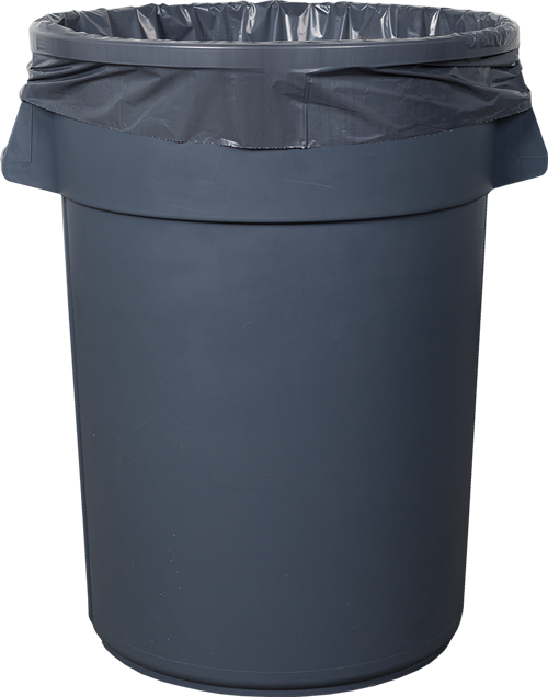 Trash Can with Shory Gray R-Fit Liner