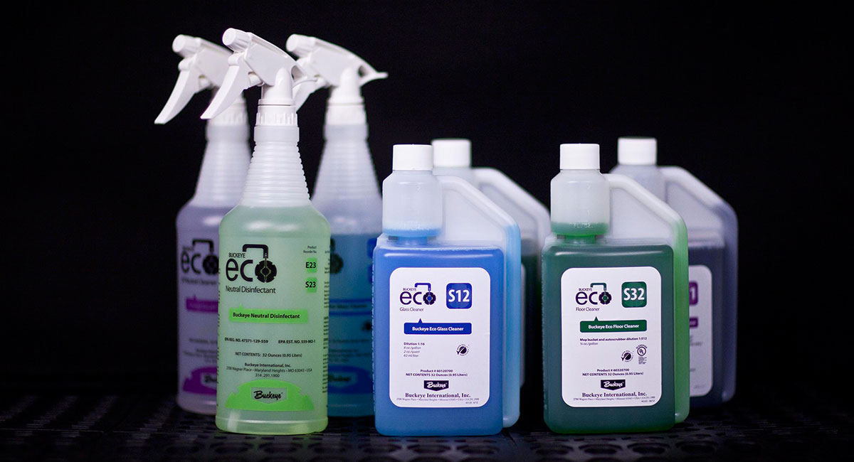 Curated visual reference: Eco Sanitizing Products Reference: Buckeye Eco Sanitizer E62 S62